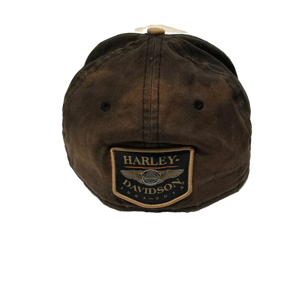 Harley Davidson Vintage Look New ERA 110 Years Of Great Motorcycles  Hat 7 1/4
